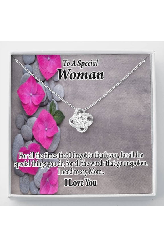 To Mom You're Special Love Knot Message Card From Son Daughter Gift Anniversary Birthday Graduation Mothers Day