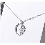 YXWLKJ To My Badass Squad Necklace -We Always Have Each Other's Back Sun Star and Moon