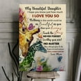 thumbnail image 1 of To My Beautiful Daughter Canvas – Heartfelt Message from Mom – Inspirational Wall Art for Her – Birthday, Graduation, or Just Because Gift, 1 of 4