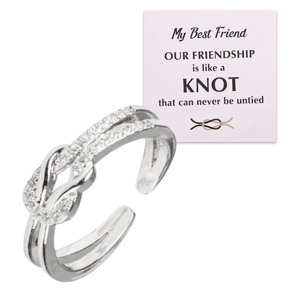 Best friend shop knot ring