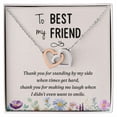 thumbnail image 1 of To My Best Friend Thank you Inseparable Necklace, 1 of 20
