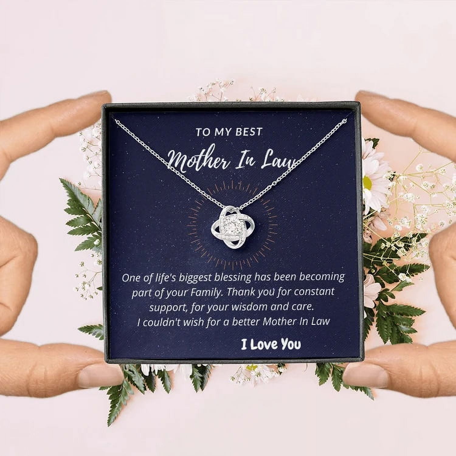 To My Best Mother in Law, Gift to Mother-in-Law for Christmas, Birthday, Mother's Day, Message Card to Mom-in-Law