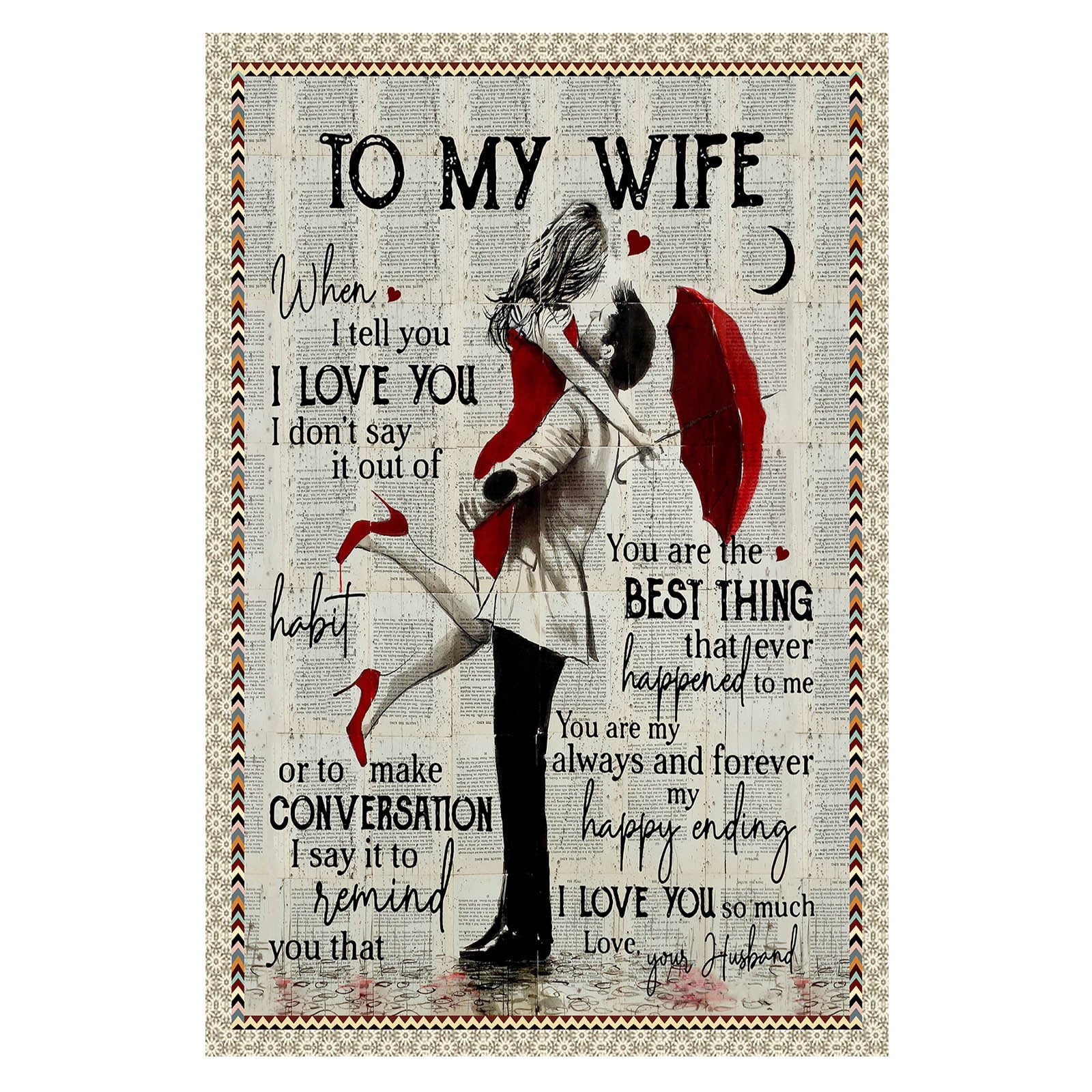 To My Blanket Anniversary Birthday For Spouse From Husband Birthday I