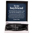 thumbnail image 1 of To My Boyfriend, You Complete Me Men's Cross Bracelet, 1 of 10