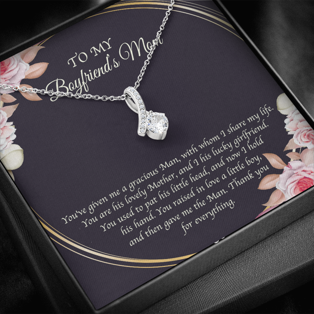 To My Boyfriend's Mom Alluring Beauty Jewelry, Boyfriend's Mom Gift