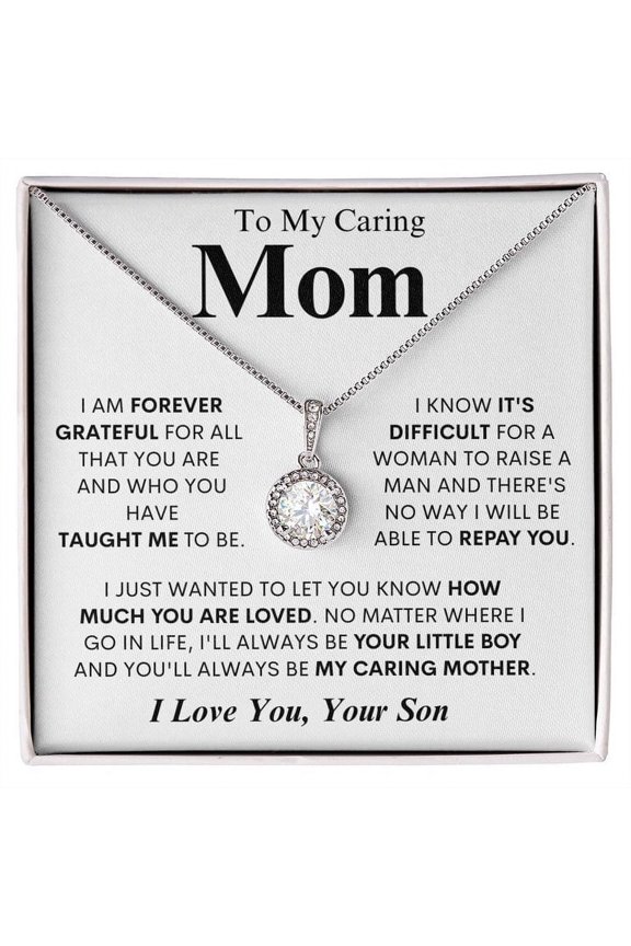 To My Caring Mom | Eternal Hope Necklace Standard Box
