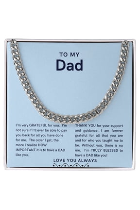 To My Dad | Cuban Link Chain | I'm Very Grateful