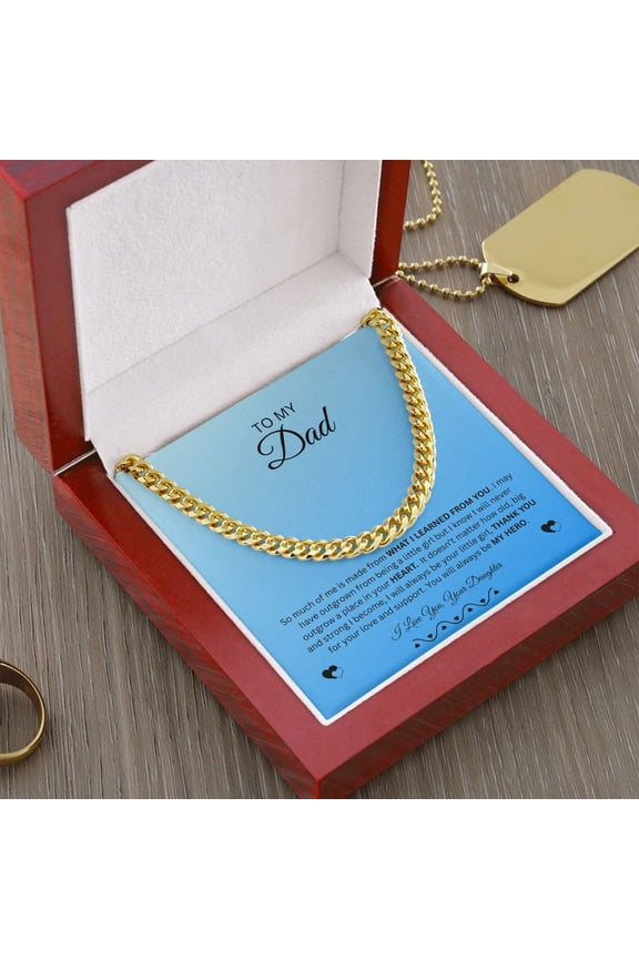 To My Dad, You Will Always Be My Hero, Cuban Chain Link (Dad)