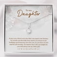 thumbnail image 1 of To My Daughter - Alluring Beauty Necklace - Gift from Mom, Birthday Gift, 1 of 9
