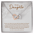 thumbnail image 1 of To My Daughter Always Be My Little Girl Inseparable Necklace, 1 of 20