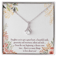 thumbnail image 1 of To My Daughter Daughter Alluring Ribbon Necklace Message Card, 1 of 20