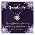 thumbnail image 1 of To My Daughter Granddaughter From Heaven Infinity Knot Necklace Message Card, 1 of 17
