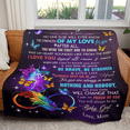 thumbnail image 1 of To My Daughter I Am So Proud Of You Fleece Blanket Family, Birthday, Daughter, Mom To Daughter Gift, 50x60in Fleece Blanket, 1 of 6