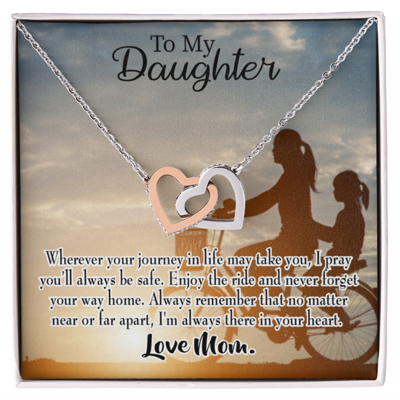 To My Daughter I Pray for You From Mum Inseparable Necklace