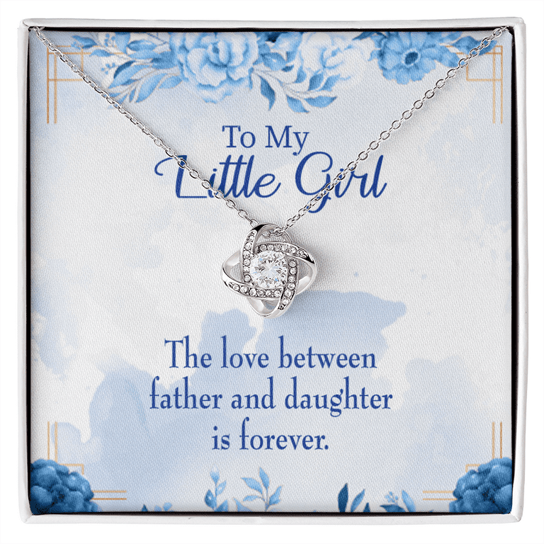 Father daughter 2025 infinity necklace