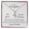thumbnail image 1 of To My Daughter Nobody Can Give to the World Alluring Ribbon Necklace Message Card, 1 of 20