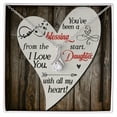 thumbnail image 1 of To My Daughter You've Been a Blessing Alluring Ribbon Necklace Message Card, 1 of 20