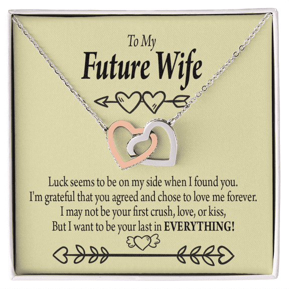 To My Fiancee Grateful Inseparable Necklace