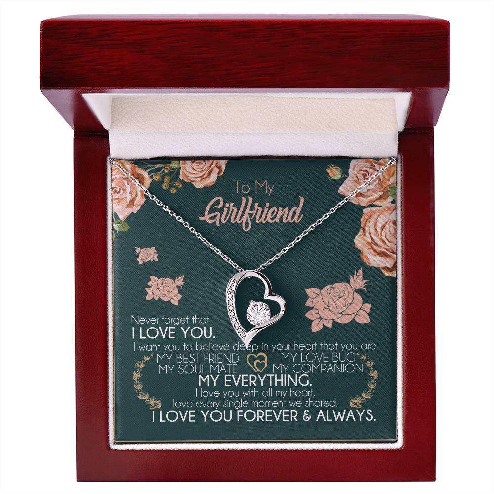 To My GirlFriend - You Are My Evething - Forever Love Necklace - 14k ...