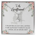 thumbnail image 1 of To My Girlfriend  Already Mine Alluring Ribbon Necklace Message Card, 1 of 20