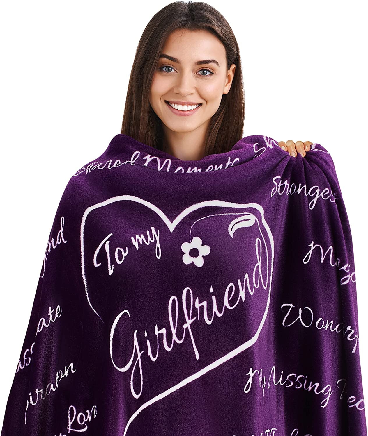 WSYEAR Birthday Gifts from Boyfriend, Gift for Girlfriend Birthday Gifts, Girlfriend  Gift Ideas Throw Blankets Birthday Gifts for Anniversary Blankets for Bed  Sofa and Couch 80x60 : Buy Online at Best Price