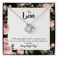 thumbnail image 1 of To My Girlfriend Every Single Day Infinity Knot Necklace Message Card, 1 of 17