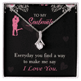 thumbnail image 1 of To My Girlfriend  Everyday Alluring Ribbon Necklace Message Card, 1 of 20