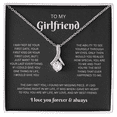 thumbnail image 1 of To My Girlfriend (I May Not Be Your First) Alluring Beauty Necklace Standard Box, 1 of 3