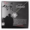 thumbnail image 1 of To My Girlfriend Incredible Woman Infinity Knot Necklace Message Card, 1 of 17