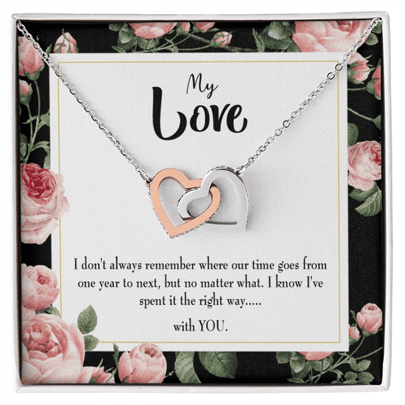 To My Girlfriend With You Inseparable Necklace