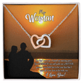 thumbnail image 1 of To My Girlfriend You Complete Me Inseparable Necklace, 1 of 20