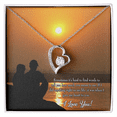 thumbnail image 1 of To My Girlfriend You Have my Heart Forever Necklace w Message Card, 1 of 20