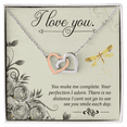 thumbnail image 1 of To My Girlfriend You Make Me Complete Inseparable Necklace, 1 of 20