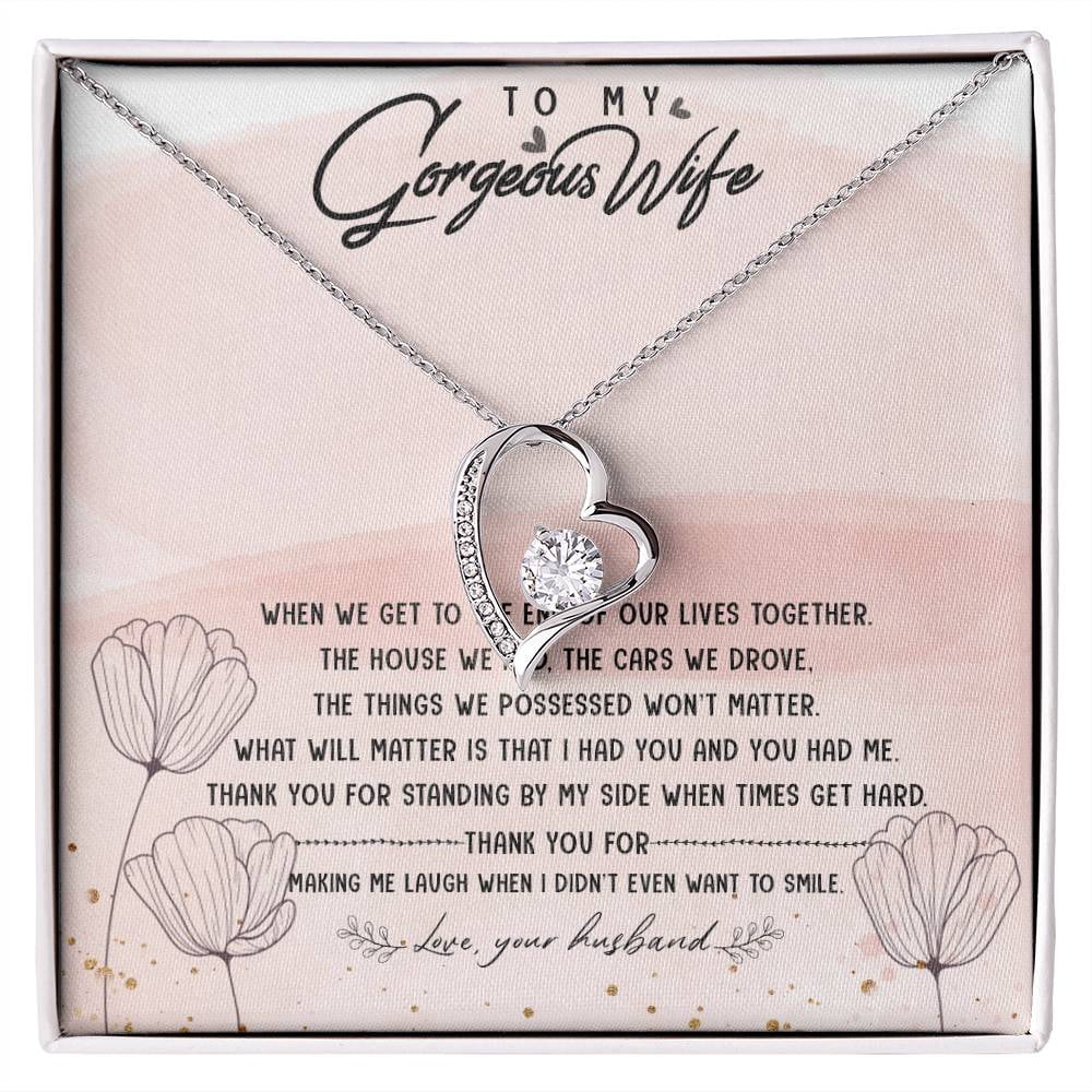 To My Gorgeous Wife Wedding Gift For Wife - Thank You For Making Me ...