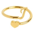 thumbnail image 1 of To My Granddaughter Initial Heart Ring Fashion Jewelry for Her Elegant Letter Pendant, 1 of 9