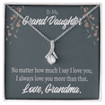 thumbnail image 1 of To My Granddaughter No Matter Alluring Ribbon Necklace Message Card, 1 of 20