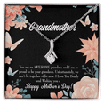 thumbnail image 1 of To My Grandmother Mother's Day Grandson Alluring Ribbon Necklace Message Card, 1 of 20