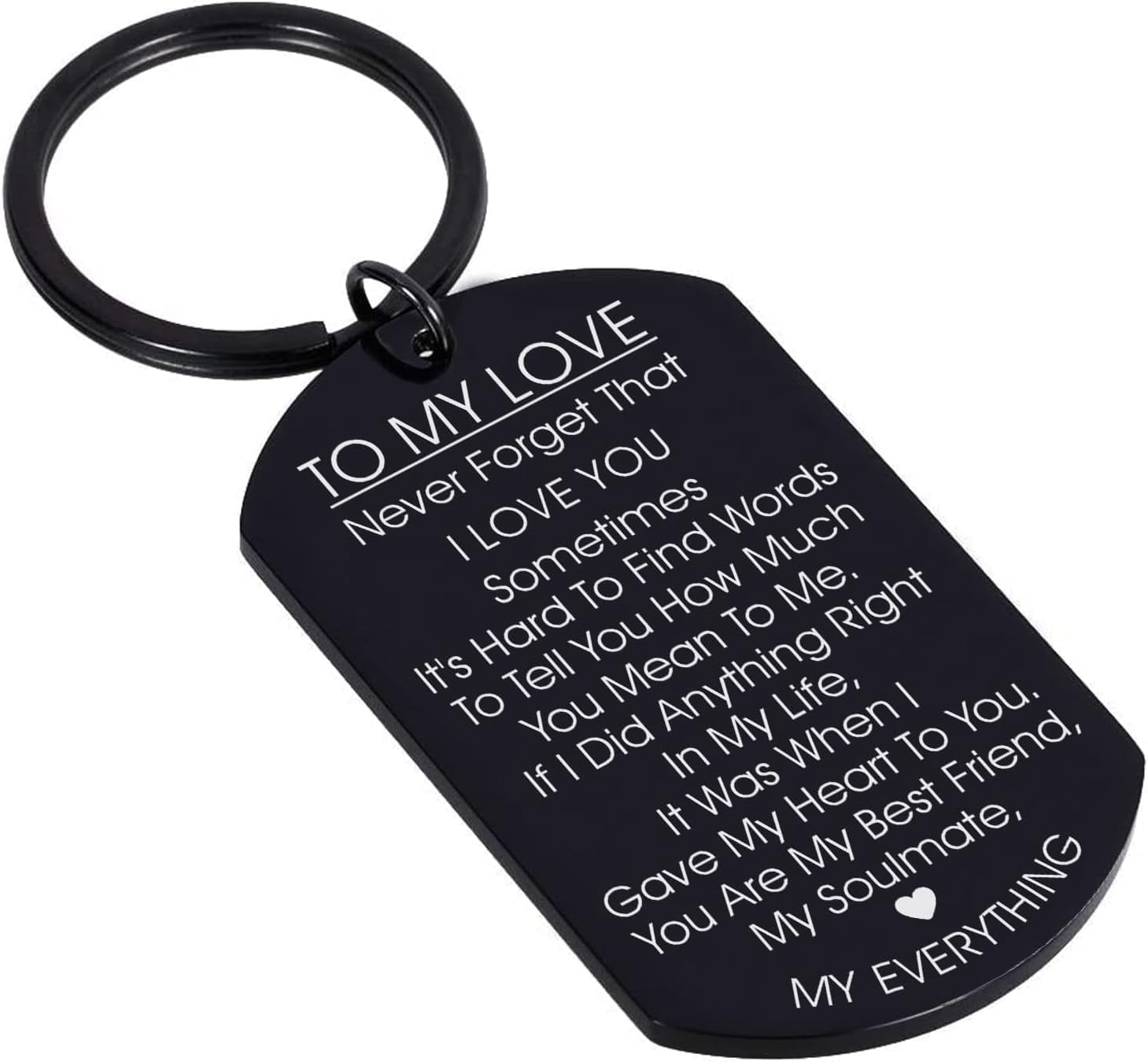 To My WIFE I Love You Keyring Ladies Gift Valentines Present - Foto 7