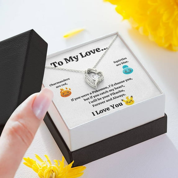 To My Love Necklace, Valentine Couple Gift, Anniversary Birthday Pendant Gift, Gift For Him, Gift For Her, Happy Father Day Mother Day Gift