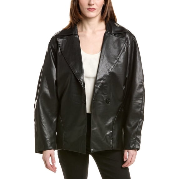 To My Lovers womens Coat, l, Black