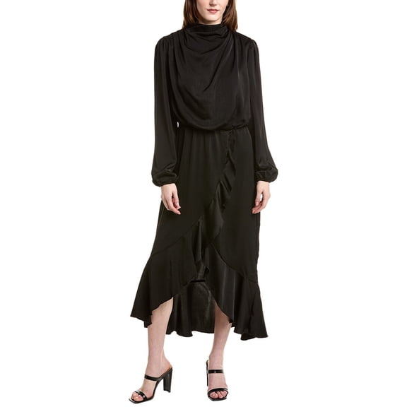 To My Lovers womens Midi Dress, s, Black