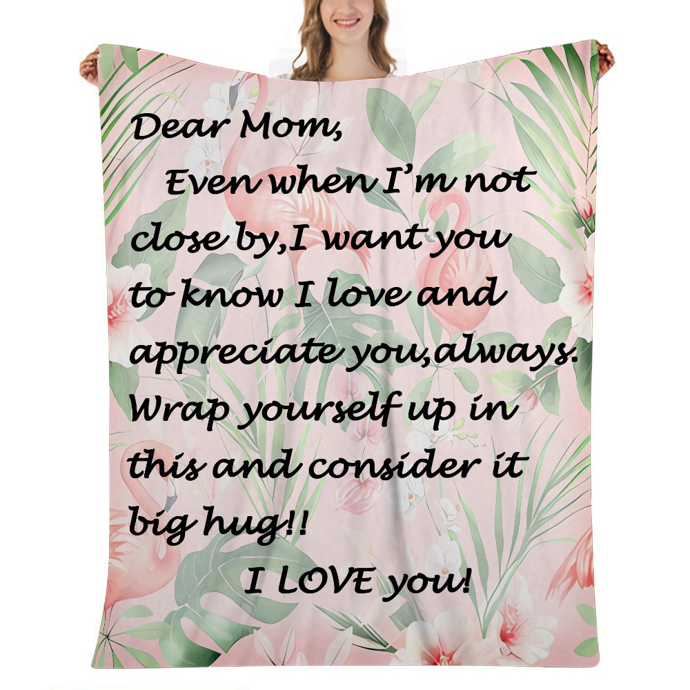 To My Mom Blanket from Daughter and Son Mom Blanket,Gifts for Mom,Throw