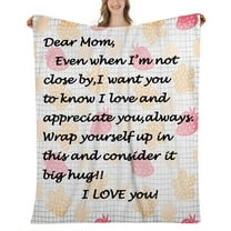 Gifts for Mom, Mothers Day Birthday Gifts for Mom, Mom Birthday Gifts, Mom  Gifts, for Mom, Mom Christmas Day Gifts, Mom Birthday Gifts from Daughter  Son Soft Throw,32x48'' 
