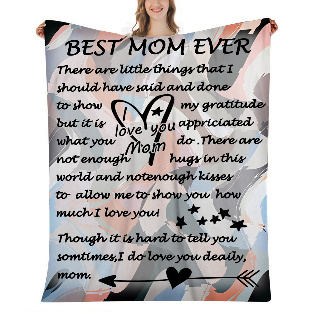  Mother in Law Gifts from Daughter, Birthday Gifts for Mother in  Law, Christmas Birthday Mother's Day Thanksgiving Day, Best Mom in The  World (65 X 50 Inches) : Home & Kitchen