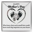 thumbnail image 1 of To My Mom - Mother's Love Is Bliss, Is Peace - Love Knot Necklace - Message Card & Gift Box, 1 of 5