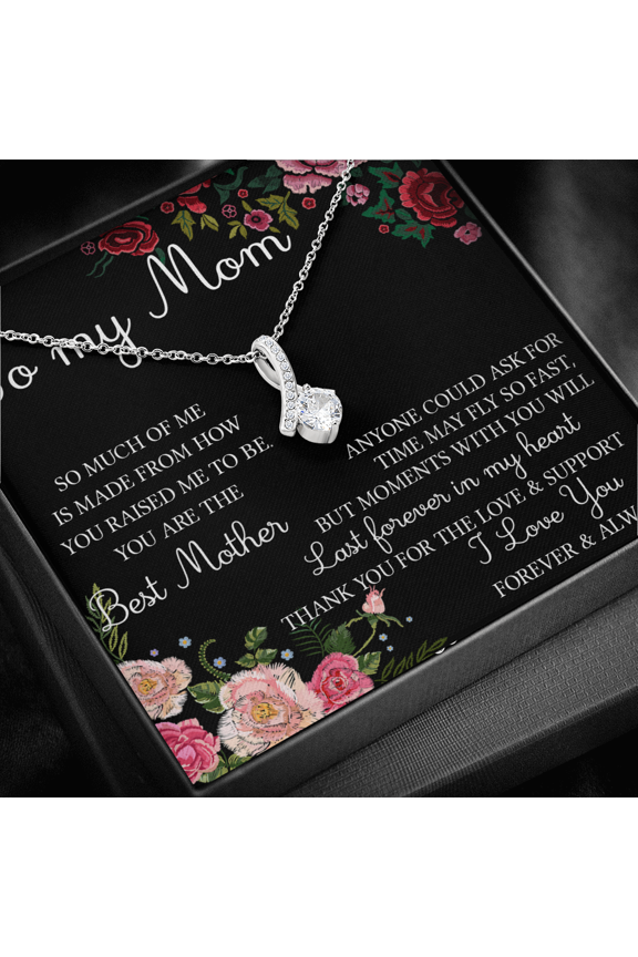 To My Mom, You Are The Best Mother, Alluring Beauty Necklace, Gold Alluring Necklace