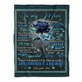 thumbnail image 1 of To My Mother How Far I Go In Life Fleece Blanket Family,Birthday,Parents,Mother,Mom Gift Home Decor and Comfy, 60x80in Fleece Blanket, 1 of 6