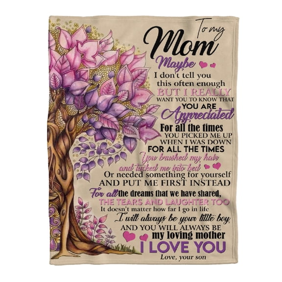 To My Mother I Really Want You To Know That You Are Appreciated Fleece Blanket Family,Birthday, 30x40in Fleece Blanket