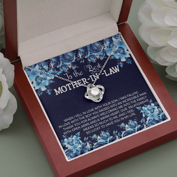 To My Mother In Law Gift Necklace, Best Mother In Law, Birthday Gift Necklace For Mother In Law, Wedding Gift For Mother In Law