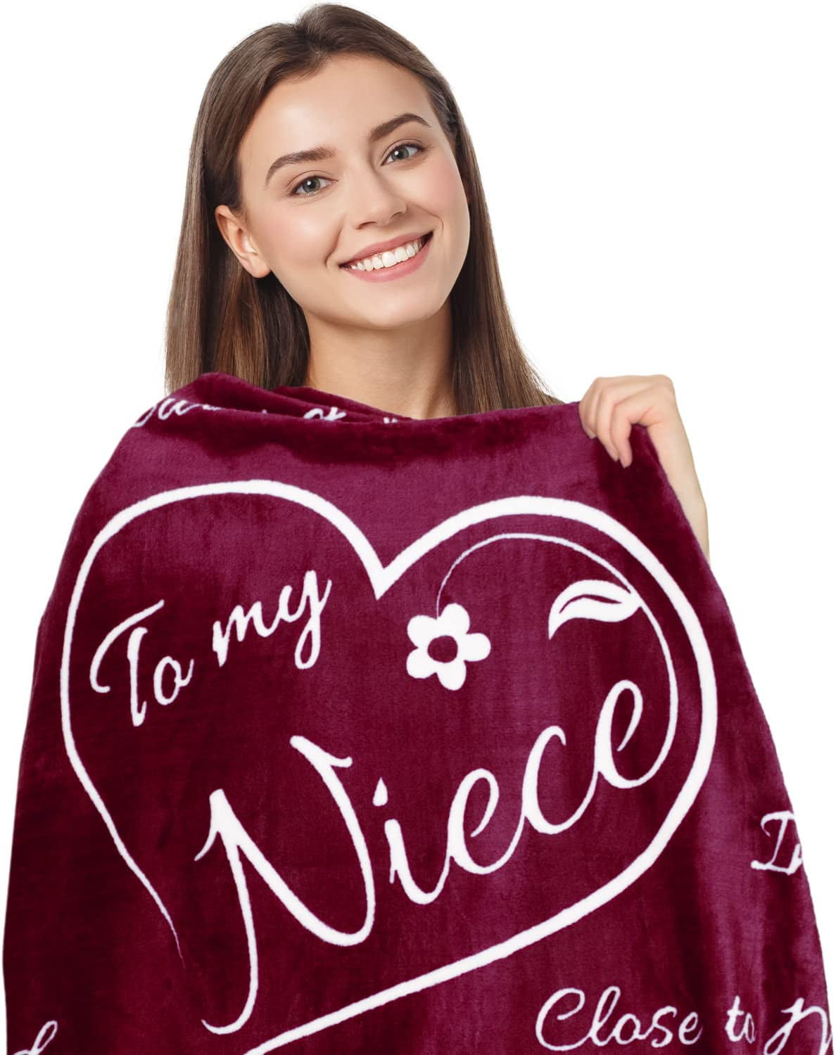 To My Niece Blanket by ButterTree Adult Christmas Gifts for Niece